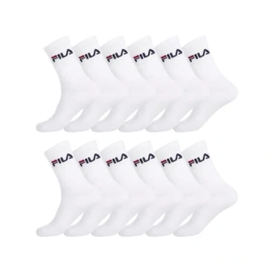 Abbildung von FILA Herren Fila/Am/Tnx12 Sportsocken, Weiß (Blanc B Bl), 39 42 EU