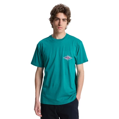 Abbildung von Quiksilver Blast Tshirt print, Größe: Large, Teal