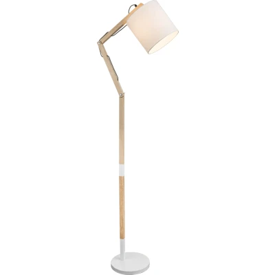Abbildung von Lighting MATTIS Stehleuchte Metall weiß, 1x E27