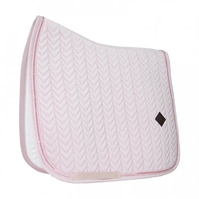 Abbildung von Kentucky Satteldecke Pearls Hellrosa Samt Dressur