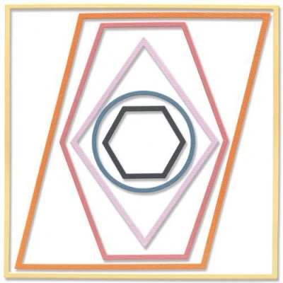 Abbildung von Sizzix Thinlits Form von Jess Slack, 666128 Stanzschablonen aus Metall für Kartenherstellung, Scrapbooking, Papierhandwerk und mehr, Kunststoff Papier, Shaped Frames, One Size
