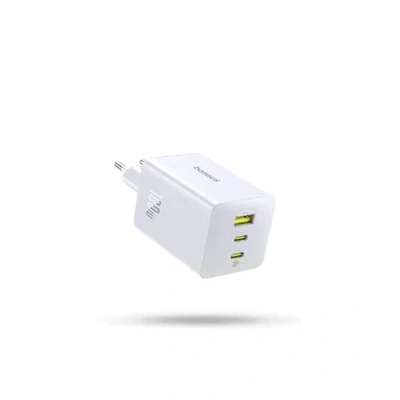 Abbildung von Baseus Enerfill USB C Ladegerät 100W, 3 Ports Netzteil, PD mit PPS, GaN Schnellladegerät kompatibel MacBook Pro/Air, iPad, Laptop, iPhone 16 Pro Max, Galaxy S25, Pixel, Weiß