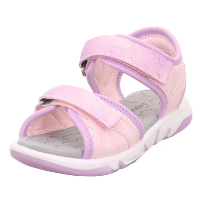 Abbildung von Superfit PEBBLES WMS: mittel Sandale, Sandalette mit süßem Glitzerverschluss, Größenschablone zum Download