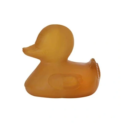 Abbildung von HEVEA Alfie Die Gummiente Badewannenspielzeug 100% Naturkautschuk Baby Badespielzeug Perfekt für speilen, zahnen, und baden