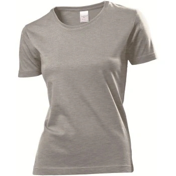 Abbildung von Stedman Classic Women T shirt Dunkelgrau Baumwolle Small Damen