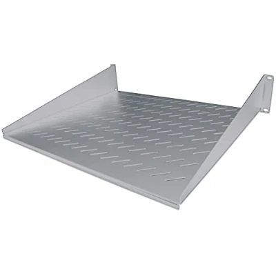 Abbildung von Intellinet 19&quot; Fachboden zur Frontmontage 2 HE ( Montage an den beiden vorderen Profilschienen ) 250 mm Tiefe grau 712217