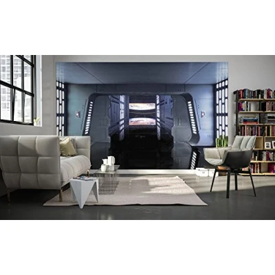 Abbildung von Komar Vliestapete &quot;Star Wars Death Star Floor&quot;, 400x250 cm (Breite x Höhe), Vliestapete, 100 Bahnbreite