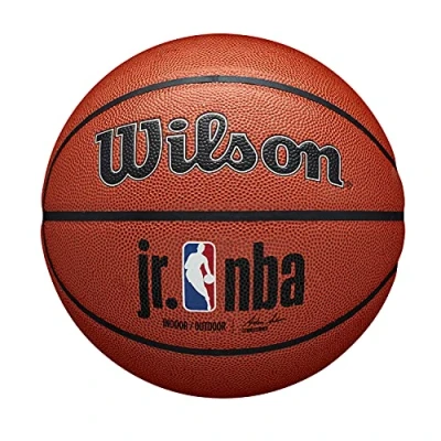 Abbildung von Wilson Basketball JR NBA AUTHENTIC SERIES, Indoor/Outdoor, Mischleder, Größe: 7, Braun