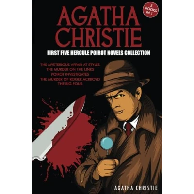 Abbildung von Agatha Christie First Five Hercule Poirot Novels Collection: The Mysterious Affair at Styles, Murder on Links, Investigates, of Roger Ackroyd, Big Four