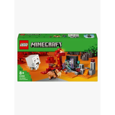 Abbildung von LEGO Minecraft 21255 Hinterhalt am Netherportal