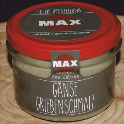 Abbildung von Max Metzger Gänse Griebenschmalz 180gr Glas vom des Jahres