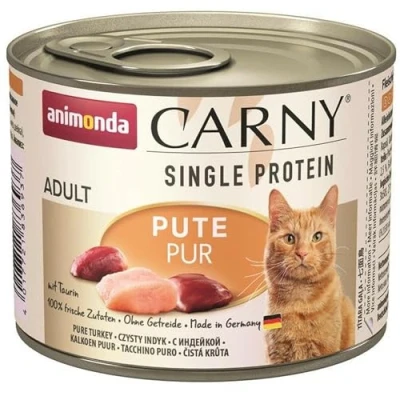 Abbildung von animonda Carny Adult Single Protein Pute pur 200g (Menge: 6 je Bestelleinheit)