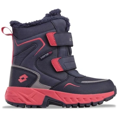 Abbildung von Lotto Alstyne TEX K Snowboot/Winterstiefel für Kinder, Größe: 28, Navy pink Schuhe