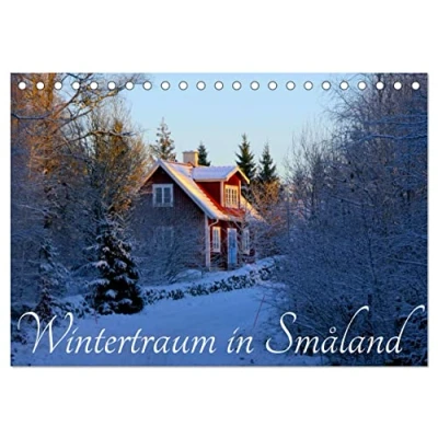 Abbildung von Wintertraum in Smaland (Tischkalender 2025 DIN A5 quer), CALVENDO Monatskalender