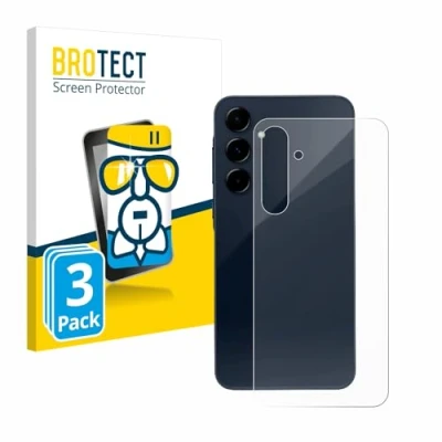 Abbildung von BROTECT Schutzglas für Samsung Galaxy A35 5G (Rückseite) (3 Stück) Schutzfolie Panzer Folie Glas [Extrem Kratzfest 9H, Anti Fingerprint,