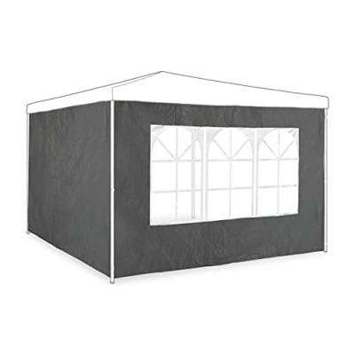 Abbildung von relaxdays Pavillon Seitenwand 2er Set grau