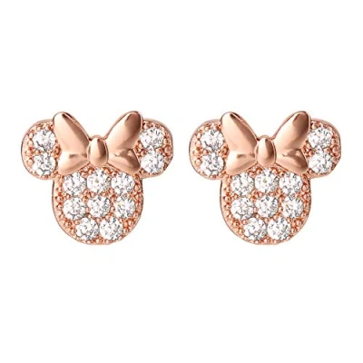 Abbildung von Disney Minnie Mouse Ohrringe, Damen, Größe: 0, Rose gold