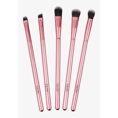 Abbildung von Pinselset Augen Make up 5 Stück Professionelles Lidschatten Pinsel Set Mit Mischpinsel, Eyeliner Pinsel, Mini Flache Augenpinsel &amp; Crease Brush Weiche Synthetische Borsten Für Perfekte Schminke