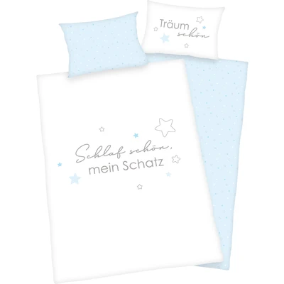 Abbildung von Baby Best Babybettwäsche &quot;Kleiner Schatz&quot;, mit liebevollem Motiv und Schriftzug