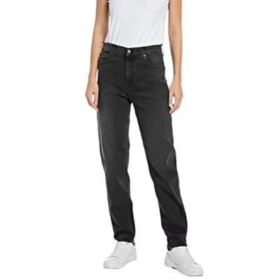 Abbildung von Replay Damen Jeans Keida Baloon Fit, Black 098 1 (Schwarz), 28W / 30L