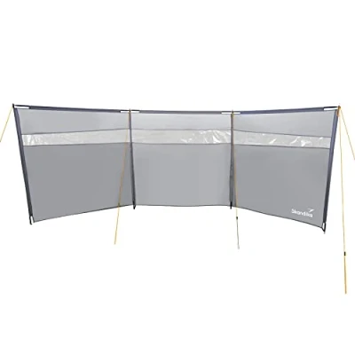 Abbildung von Windschutz Bora 6 m Camping Sichtschutz mit Stangen