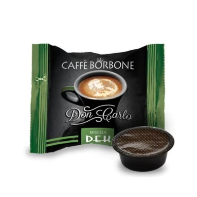 Abbildung von Kaffeekapseln Borbone kompatibel mit A modo mio Mischung schwarz rot blau gold dek 50 100 200 300 400 500 (100, entkoffeinierte Mischung)