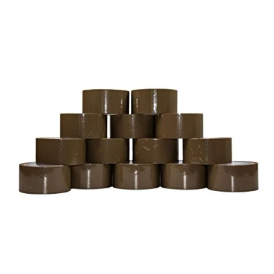 Abbildung von 14 Rollen Paketband Klebeband Packband braun 50 mm x 66 m (14 Rollen, braun)