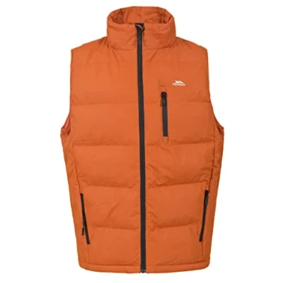 Abbildung von Trespass Clasp, Burnt Orange, XL, Gepolsterte Warme Weste für Herren, X Large, Orange