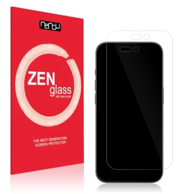 Abbildung von ZenGlass (2 Stück Flexible Glas Folie kompatibel mit Apple iPhone 15 Pro Max Schutzfolie I Display 9H