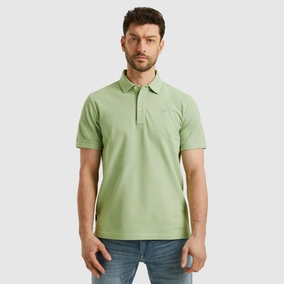 Abbildung von PME LEGEND Poloshirt Short sleeve polo pique garment dye mit Logo Stickerei