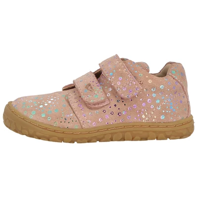 Abbildung von Lurchi NOAH Barefoot Lauflernschuh für Kinder, Größe: 25, Pink/silver Schuhe