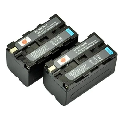 Abbildung von DSTE 2 Pack Ersatz Batterie Akku for Sony NP F730 F750 F770 CCD SC5 TRV80PK DCR TRV820 SC55 TRV81 TRV820K SC65 TRV815 TRV9 TR3 TRV82 TRV900 TR3000 Kamera