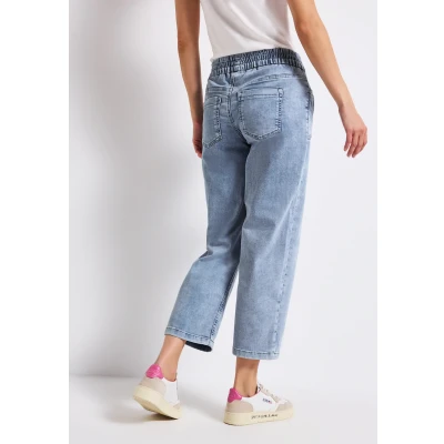Abbildung von Street One Straight LEG Jeans Leg, Damen, Größe: 27x26, Blau