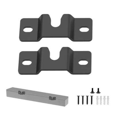 Abbildung von mimzemamz Soundbar Wandhalterung, Universale Lautsprecher Wandhalterung Halterung Lautsprecherwandhalterungen Lautsprecherhalterung mit Wandmontage Schrauben, Schwarz