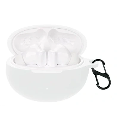 Abbildung von GIOPUEY Hülle Kompatibel mit Huawei FreeBuds 6i, Silikon Stoßfeste Schutzhülle, Ultradünn Case Cover, Kein Geruch, Weiß