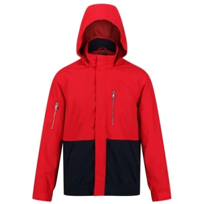 Abbildung von Feelding Herren ISOTEX wasserdichte, atmungsaktive, dehnbare Jacke. Mit DWR Material, Taschen und getapten Nähten. Zum Wandern geeignet.
