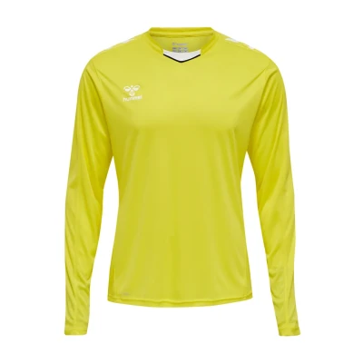 Abbildung von Hummel CORE XK POLY Langarmshirt, Herren, Größe: 3XL, Blazing yellow
