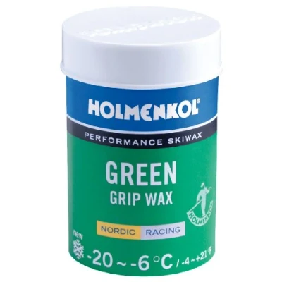 Abbildung von Holmenkol Unisex Erwachsene Grip Steigwachs, Green, 45 Gramm