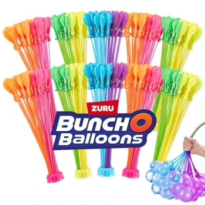 Abbildung von Bunch O Balloons Tropical Party 330+ Schnell zu füllende, selbstverschließende Wasserballons (10er Pack)