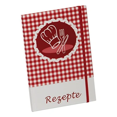 Abbildung von Pagna 31345 15 Rezeptnotizbuch A5 Kockmütze, laminiert, blanko, 192 Seiten zusätzlicher Verschluss mit Gummizug
