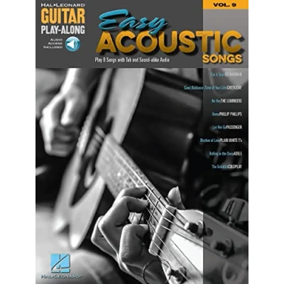 Abbildung von Easy Acoustic Songs (Hal Leonard Guitar Play Along, Band 9): Along Volume 9 9, 9)