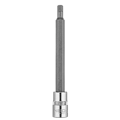 Abbildung von NEO TOOLS Sechskant bit auf 1/4&quot; Einsatz, langes, 87 mm, empfohlen als praktisches Ersatzteil für beschädigte oder verlorene Kit Teile, hohe Qualität, Chrom Vanadium Stahl (H4)