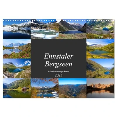 Abbildung von Ennstaler Bergseen in den Schladminger Tauern (Wandkalender 2025 DIN A3 quer), CALVENDO Monatskalender
