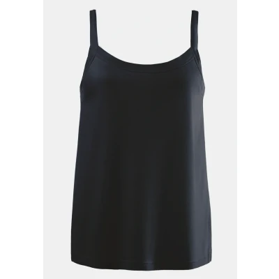 Abbildung von Ulla Popken Damen Spaghetti Top Top, marine, 42 44