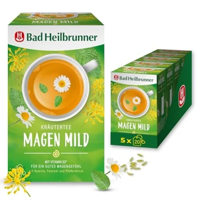 Abbildung von Bad Heilbrunner Wohlfühltee Magen Mild Filterbeut.