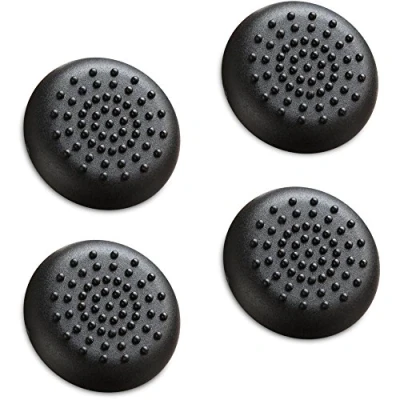 Abbildung von Fosmon Technology Analoge Controller Griffkappen aus Silikon (4 Stück/2 Paar) für Xbox One Controller, Elite (Schwarz)