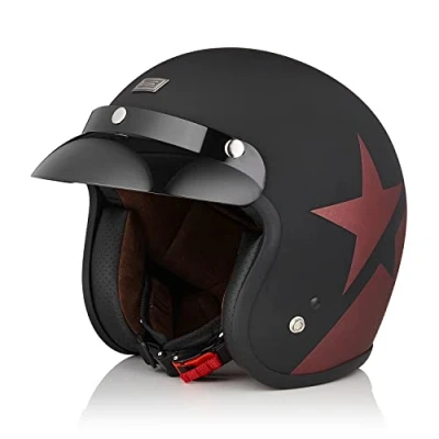 Abbildung von ORIGINE Offener Motorrad Jethelm ECE Zugelassener Roller Helm mit Sonnenblende