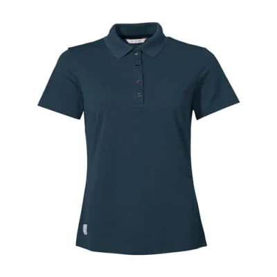 Abbildung von Vaude Essential Poloshirt, Damen, Größe: 34, Dark sea