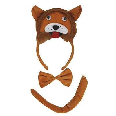Abbildung von Petitebelle 3d Stirnband Bowtie Schwanz Kostüm für Erwachsene Einheitsgröße Lion2