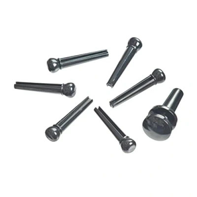Abbildung von Planet Waves PWSP9 7 Plastik Brückenpins + Endpin Schwarz